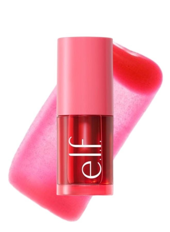 إلف قزم. أحمر الخدود والشفاه من مستحضرات التجميل شير فور إت - وردي (وردي ناعم)، لون سائل شفاف خفيف الوزن للشفاه والخدود، تركيبة مرطبة متعددة الاستخدام، 10 مل - Image 1